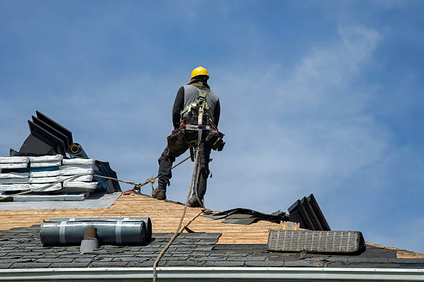 Professional Roof Replacement technician working in Bolton, CT